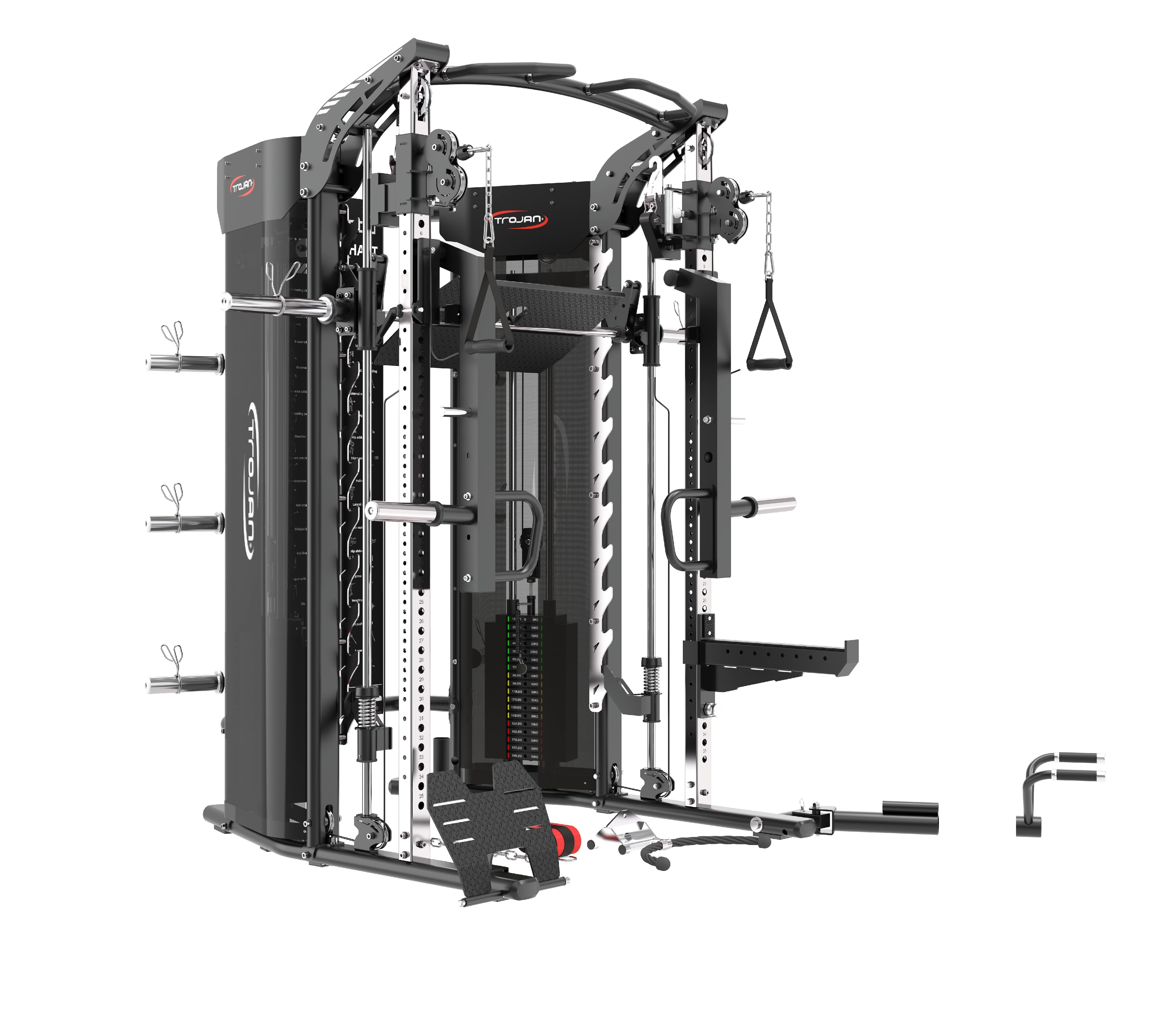 Trojan TRSM900FT Smith All in 1 Functional Trainer Leg Press + Jammer Arms